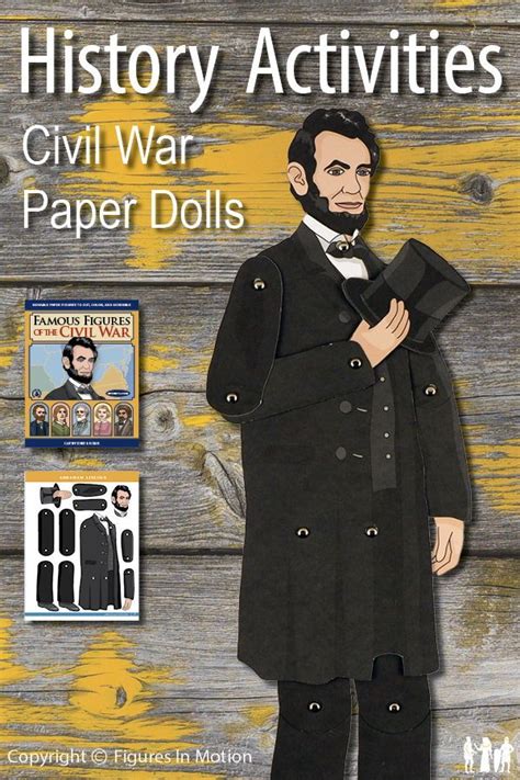 Paper Dolls Civil War Famous Figures Of The Civil War Us History