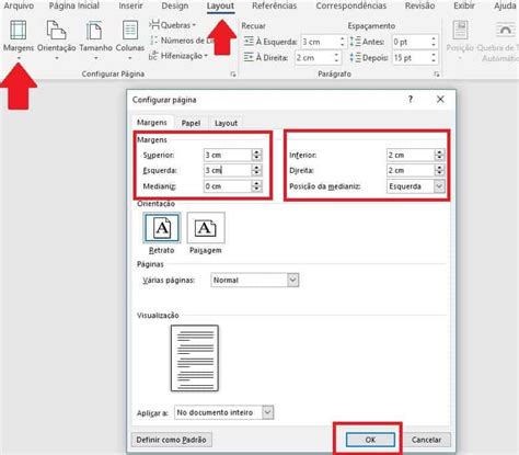 Margens ABNT normas formatação no Word exemplos e dicas TCC