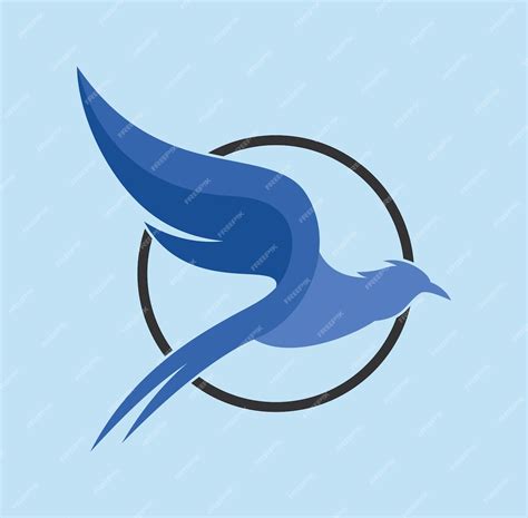 Premium Vector Flying Bird Logo Design Illustration