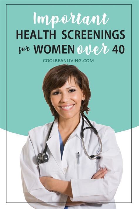 Important Health Screenings For Women Over Health Screening Health Tips For Women Senior