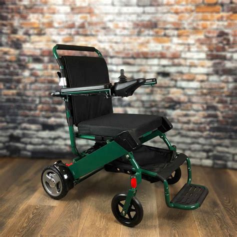 Regular FOLD & GO Electric Wheelchair (Green)