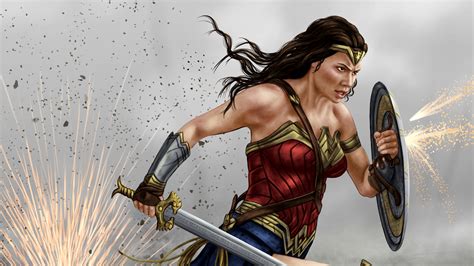 Wonder Woman Painting Art 4k Hd Superheroes 4k