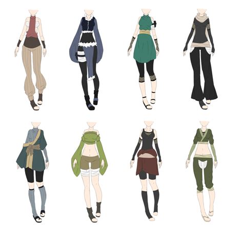 Naruto Outfit Adoptables 9 Closed Lower Price By