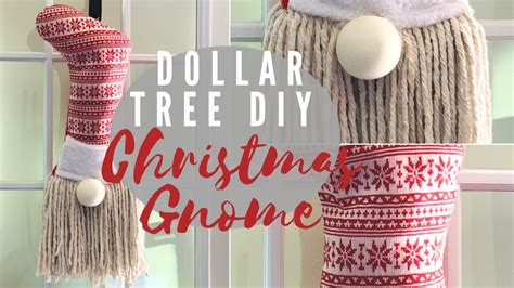 Dollar Tree Diy Christmas Gnome Wreath Youtube