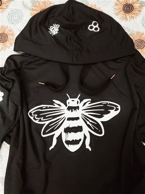 Bee Hoodie Boho Sweatshirt Honey Bee Lover T Save The Etsy
