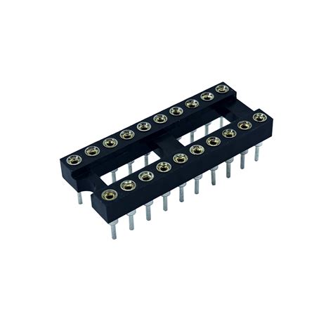 20 pin ic socket double sided solderable 20psocketdbl