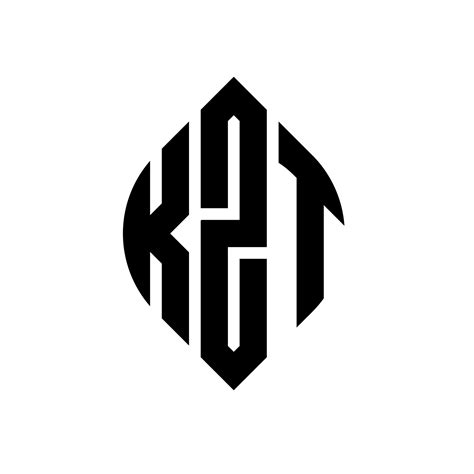 Dise O De Logotipo De Letra De C Rculo Kzt Con Forma De C Rculo Y