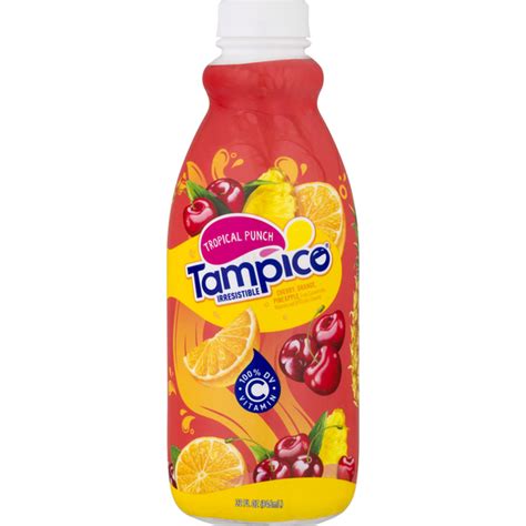 Tampico Tropical Punch Cherry Orange Pineapple 32 Oz Instacart