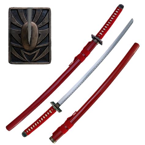 Renji Abarais Zabimaru Red Katana Sword
