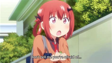 gabriel dropout satania san put the frog down funny anime moment youtube