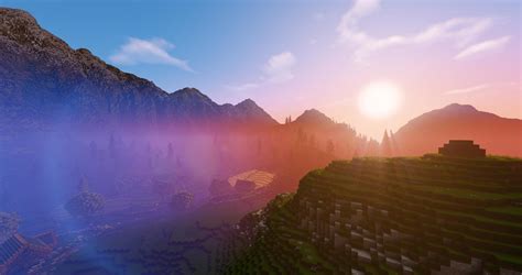 Ultra HD K Far Render Shader Screenshots Minecraft Middle Earth
