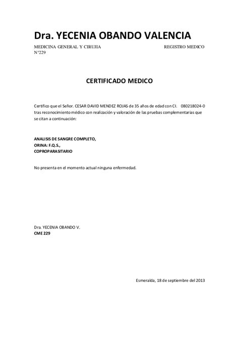 Certificado Medico Cesar Valencia You Changed Gmail Deco Medicine