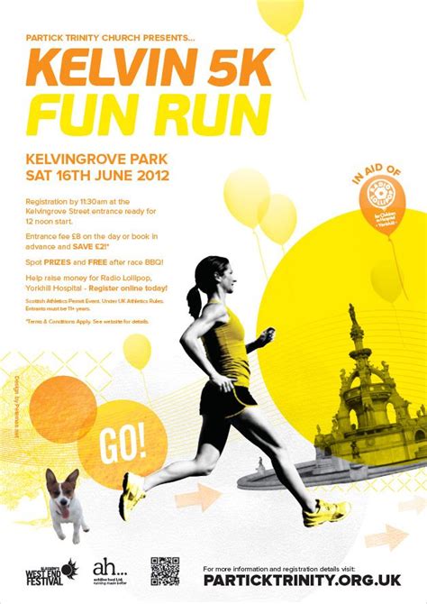 Poster For Fun Run Running Posters Flyer Sports Graphic Design