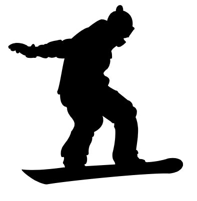 Snowboarder Silhouette by abadtooth on DeviantArt