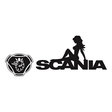 Scania Logo Girl Vis Alle Stickers Foliegejldk