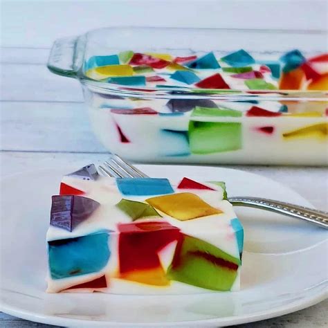 Stained Glass Jello Salad With Shortcuts Grits And Gouda