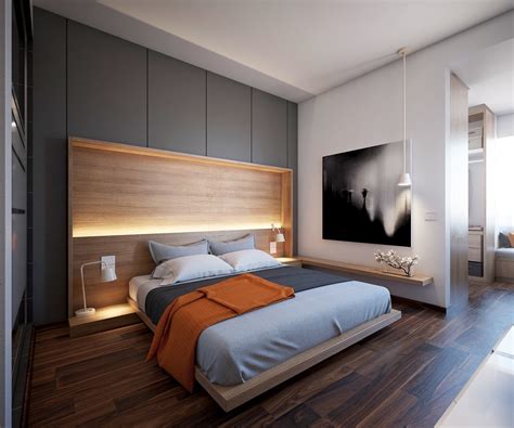 Stunning Bedroom Lighting Design Which Makes Effect Floating Of The Bed