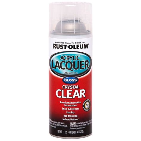 Rust-Oleum Automotive 11 oz. Clear Gloss Acrylic Lacquer Spray Paint ...
