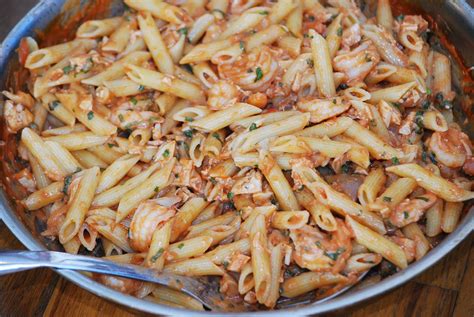 My Story In Recipes Shrimp And Chicken Pasta