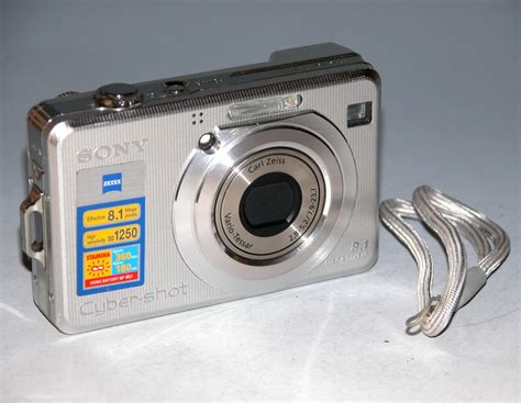 Sony Cyber Shot Dsc W100 81mp Digital Camera Silver 0120