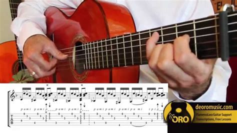 Flamenco Guitar Lesson Tabs Solea Por Buleria 1 Variations Diego