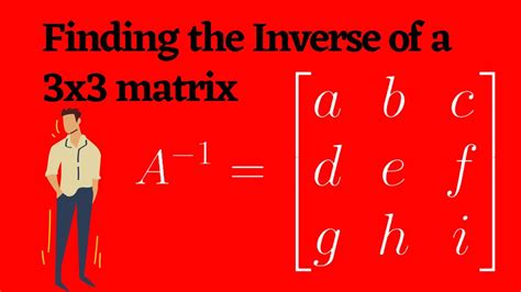 Calculating The Inverse Of A X Matrix Linear Algebra Matrix