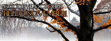 Goodbye October Hello November Facebook Cover Hello November