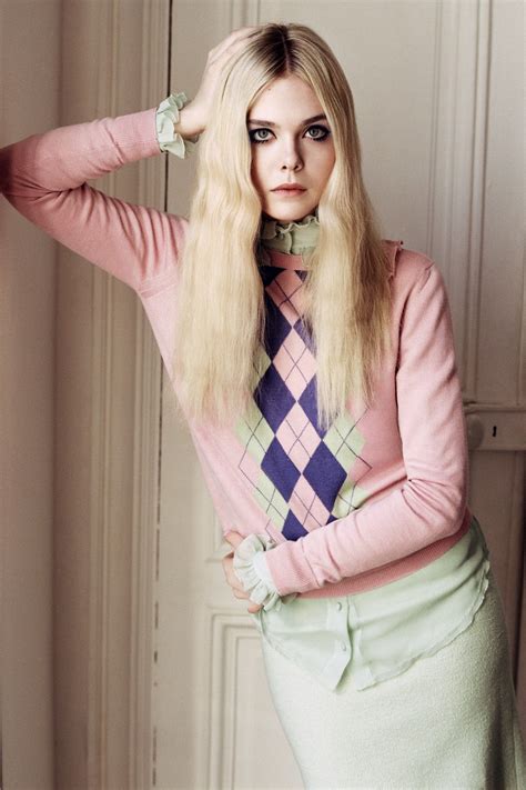 Elle Fanning Vogue Interview And Photoshoot Elle Of The Ball British
