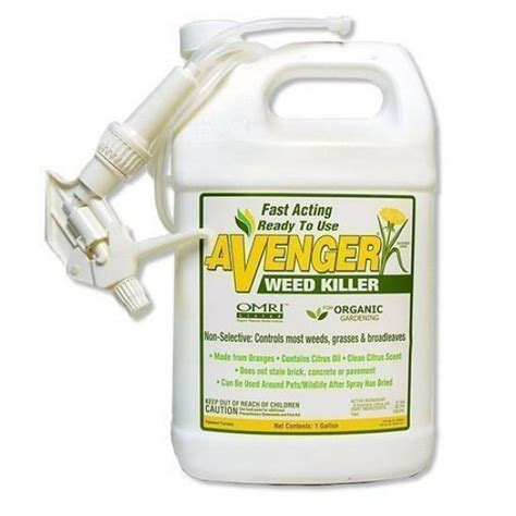 Avenger Organic Weed Killer Eco Friendly Post Emergence Herbicide