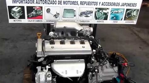 Motor Toyota 7a Caja Mecanica Youtube