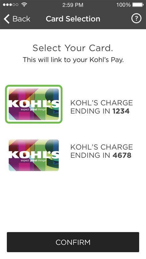 Maybe you would like to learn more about one of these? Kohl's Pay for the Kohl's App | Kohl's