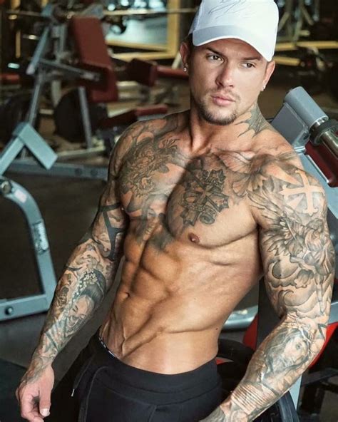 Pin By Fitzgerald Providence On Tattooed Ripped Shirtless Hunks