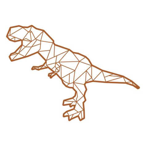 T Rex Polygonal Dinosaur Png Image Download As Svg Vector Transparent