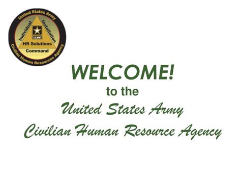 Civilian Human Resources Agency Army Army Military