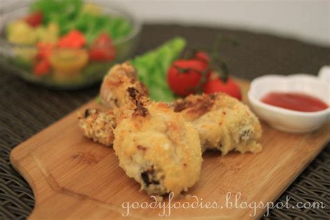Place chicken in a baking dish. GoodyFoodies: Recipe: Oven-baked crispy yogurt chicken ...