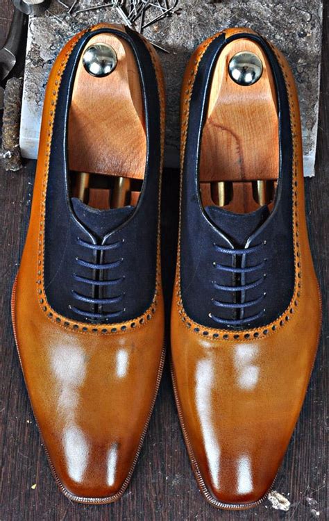 Tuccipolo Mono Tb Handmade Special Oxford Italian Leather Mens Dress Shoe