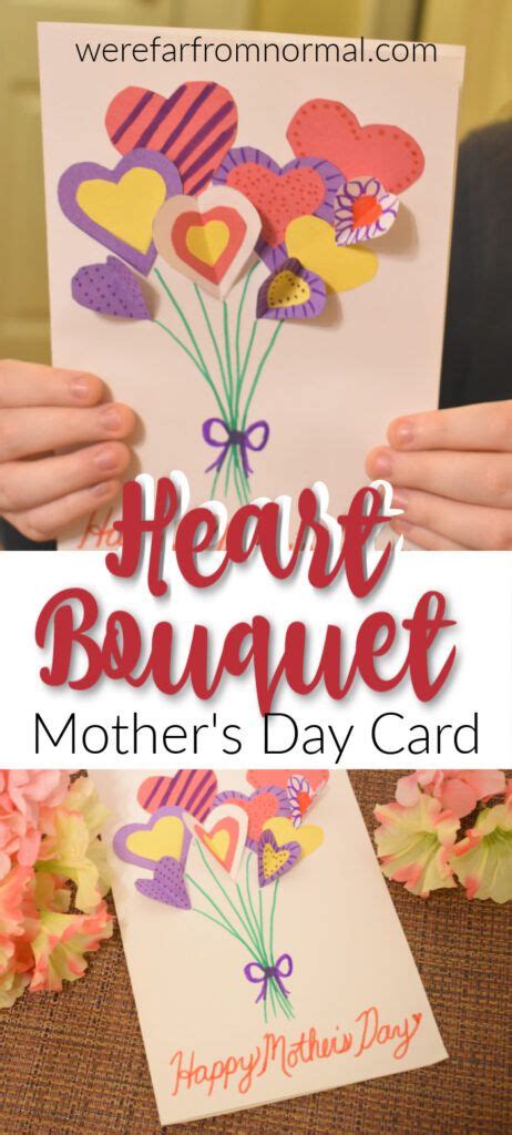 We did not find results for: Homemade Mother's Day Card. This heart bouquet card is a great way to show your mom love! Great ...