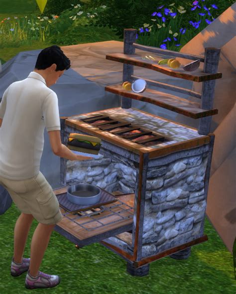 Cs Native Indoor Oven Functional By Biguglyhag At Simsworkshop Sims 4