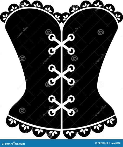 Corset Stock Vector Illustration Of Isolated Elegance 30260314
