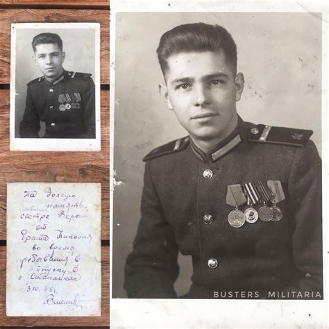 Portrait Of A Soviet Wwii Veteran Nikolai On Leave In Stepankino