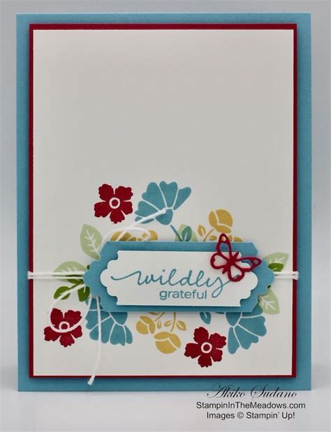 Stampin Up Lovely You Thank You Card Video Tutorial Stampin In The