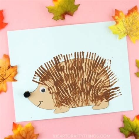 Cute Hedgehog Template 3 Ways To Make Hedgehogs For Fall I Heart