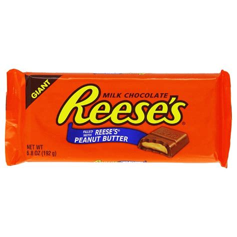 Reeses Chocolate Peanut Butter Chocolate Bars Peanut Butter Filling