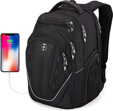 Extra Large Backpack Swissdigital Tsa Friendly Business Laptop
