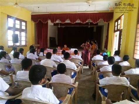 Sati Pasala Programme At Gunarathana Mmv Naththandiya Naravila