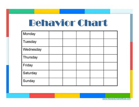 Behaviour Management Printable Reward Charts Printable World Holiday