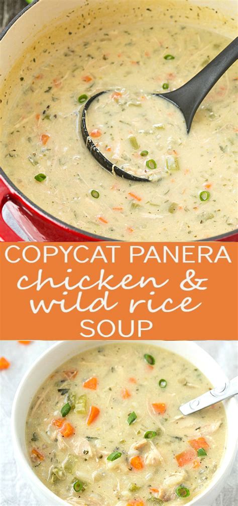 Bring to a boil, then stir in rice. Copycat Panera Chicken and Wild Rice Soup - FOODS RECIPE ...