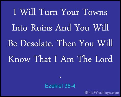 Ezekiel 35 Holy Bible English