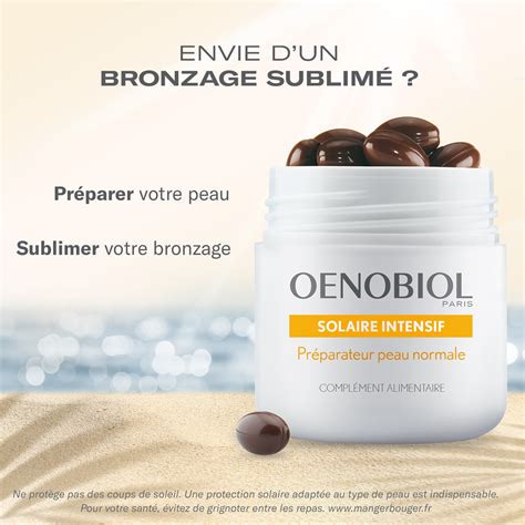 Oenobiol Solaire Intensif Peau Normale Prépare Et Sublime Le Bronzage