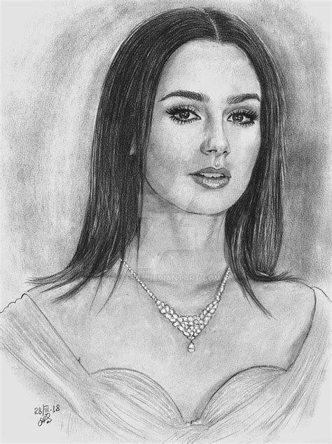 Lily Collins By Aes25 On Deviantart